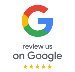 The review us on google badge.