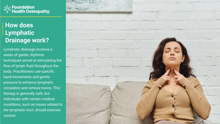 How does lymphatic drainage work?