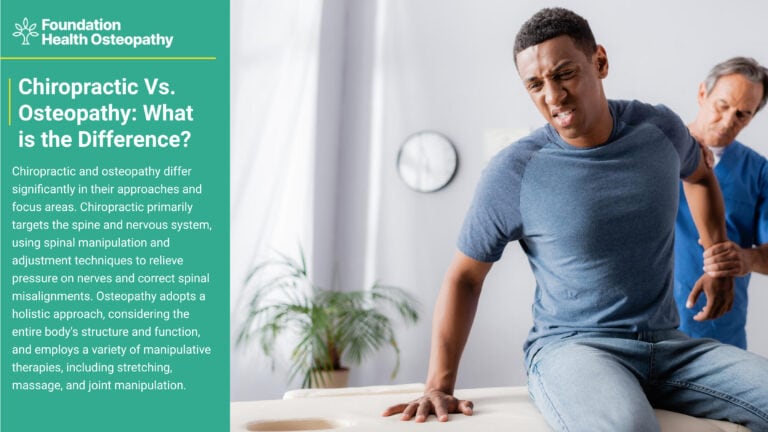 Chiropractic vs. osteopathy- what is the difference