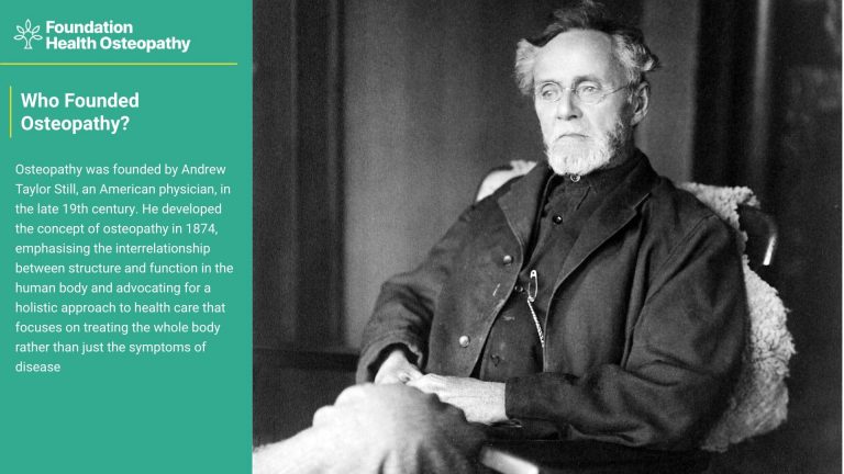 Who founded osteopathy