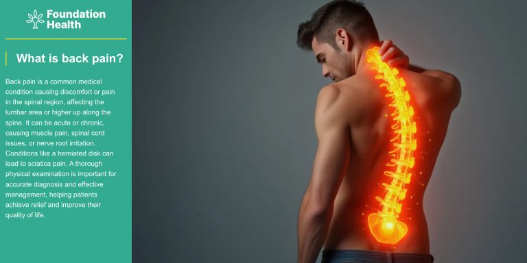 What is back pain