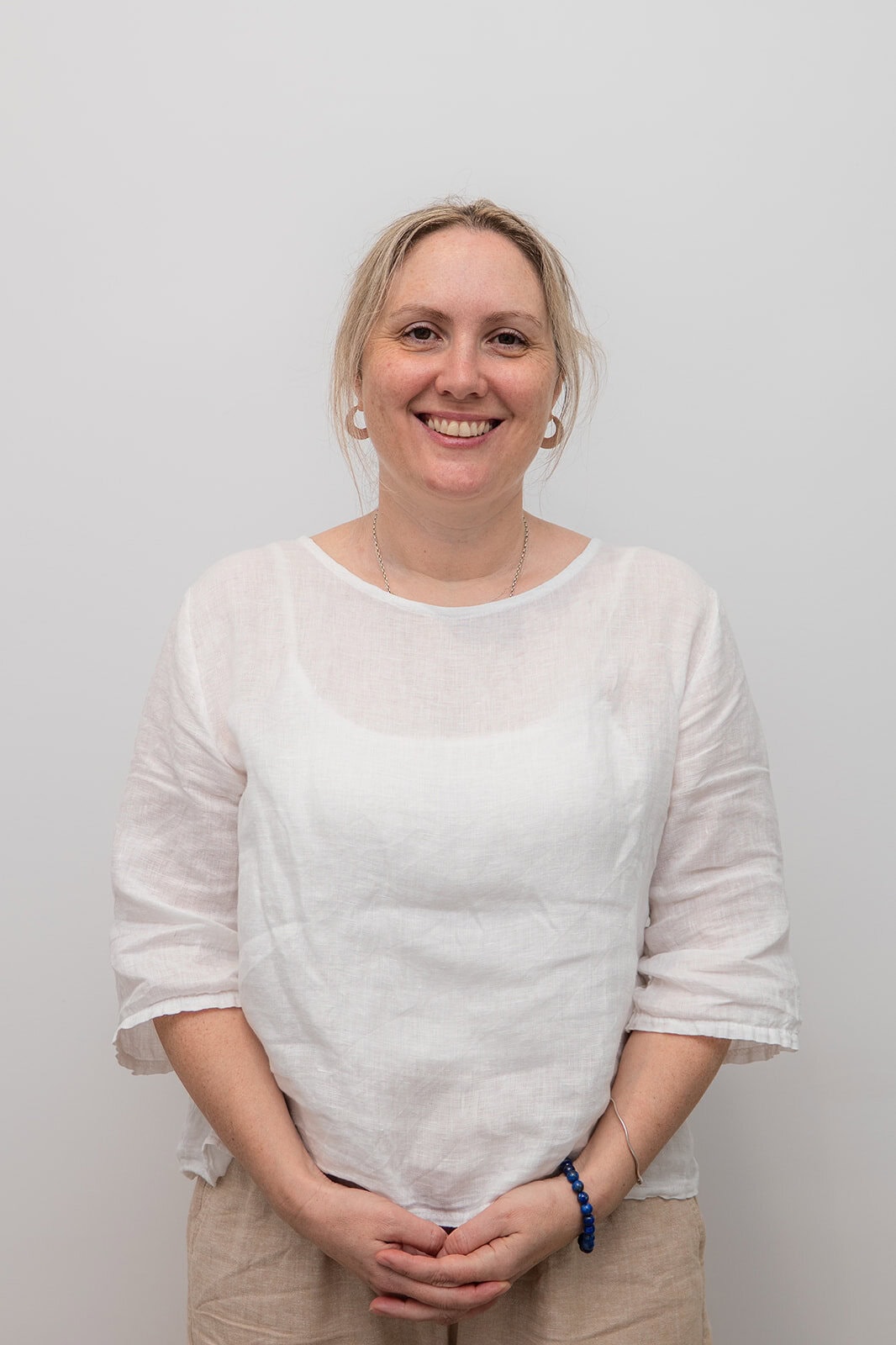 photo of Jacinta Howard Kinesiologist | Foundation Health Osteopathy | (02) 6681 6249 | Expert in muscle testing | Holistic health practitioner | Biofeedback specialist | Human movement professional | Kinesiology therapy services | Functional movement techniques | Energy balancing expert | Muscle response testing | Integrative health solutions | Body mechanics analyst | Physical rehabilitation specialist | Wellness and movement coach | Muscle function optimization | Kinesiology tape techniques | Holistic muscle therapy | Body balance and alignment expert | Neurological kinesiology insights | Structural kinesiology knowledge | Natural health and movement solutions | Kinesiology consultation services